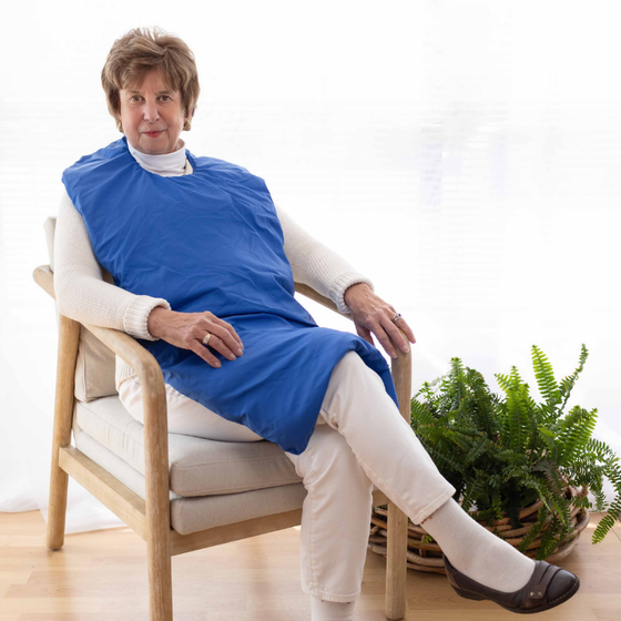 Wipe-Clean™ Relaxer™ Travel-Sized Weighted Blanket