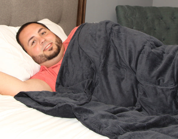 CUSTOM FABRIC OPTIONS ARE TEMPORARILY UNAVAILABLE.                           Sleep Tight™ Weighted Blanket - Custom Fabrics